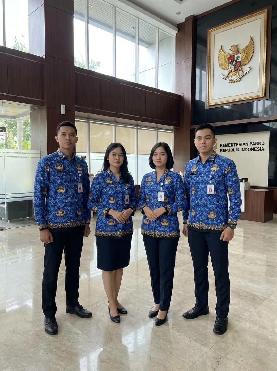 Suasana ujian seleksi ASN